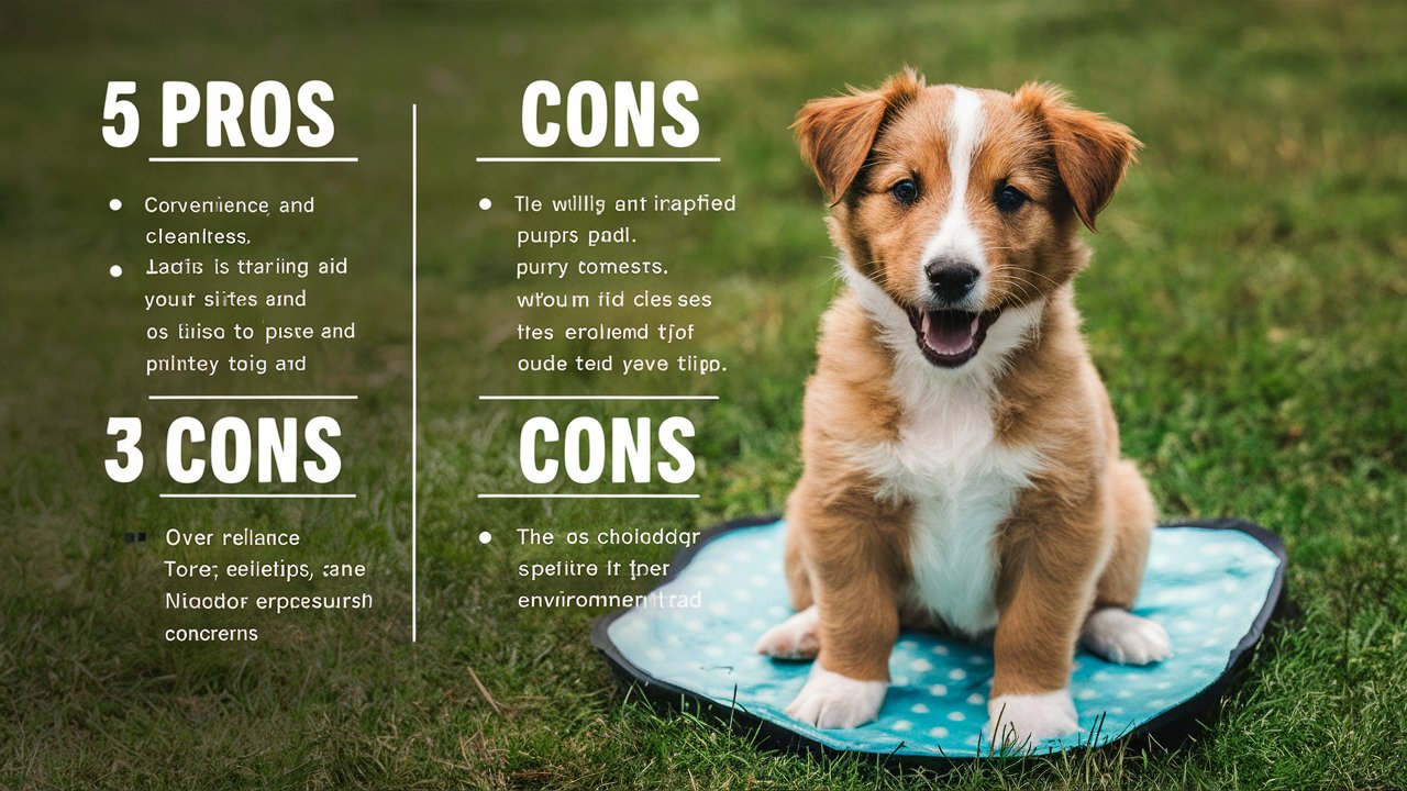 A Well Composed Image Comparing The Pros And Cons Dog Sitting On A Dog Pad