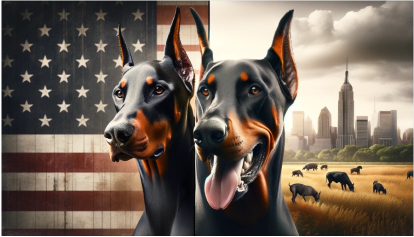 The Distinction Between American Dobermans and European Dobermans